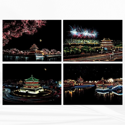 Set de 4 Dessins - Format A4