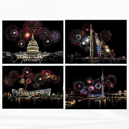 Set de 4 Dessins - Format A4