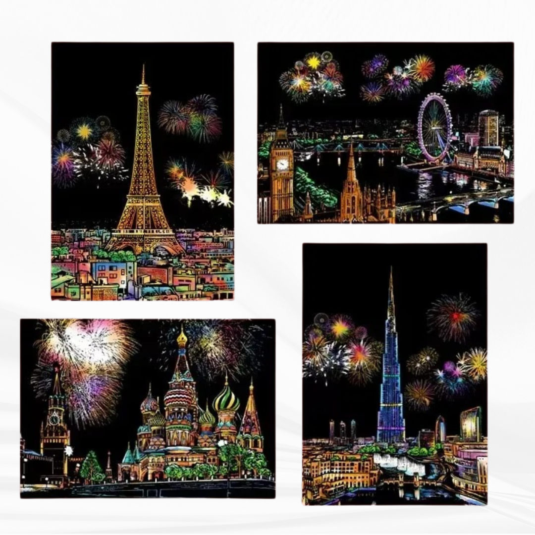 Set de 4 Dessins - Format A4