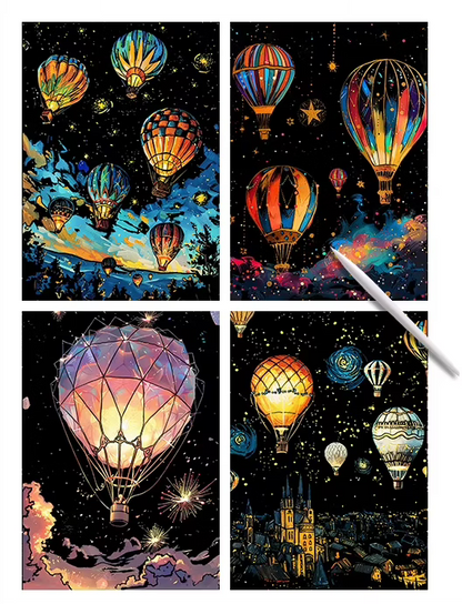 Set de 4 Dessins - Format A4