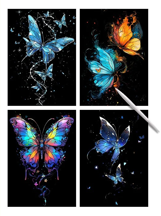 Set de 4 Dessins - Format A4