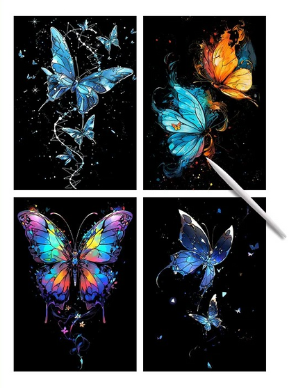 Set de 4 Dessins - Format A4